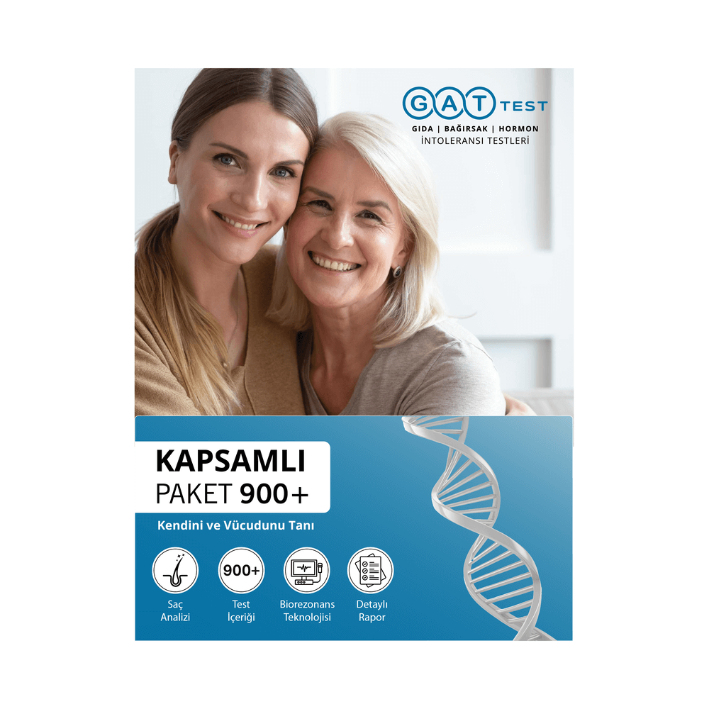Kapsamlı Paket - Gıda, Bağırsak, Hormon İntoleransı Testi
